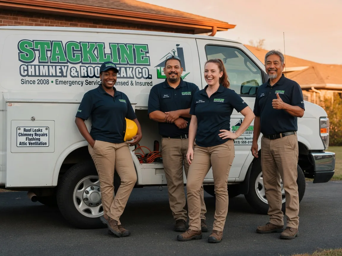 Chimney flashing repair company in Harwood, MD